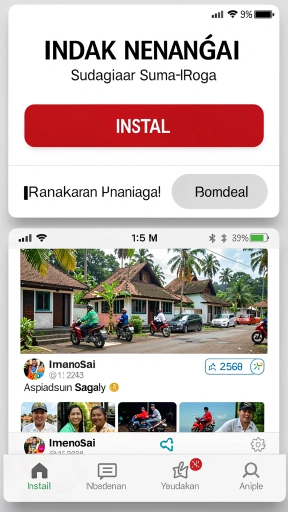 Tangkapan layar mode permainan yang seru dan memicu adrenalin.