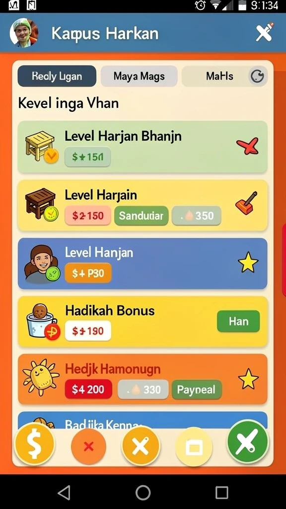 Tangkapan layar menunjukkan antarmuka permainan yang menarik.