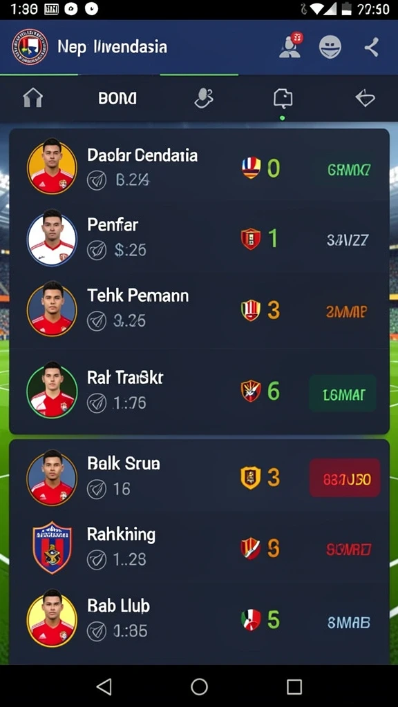 Tampilan antarmuka permainan yang menarik.