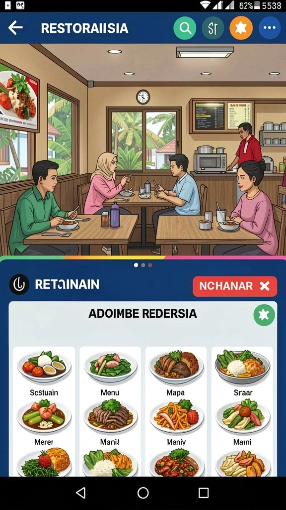 Tampilan antarmuka yang sederhana dan mudah digunakan.