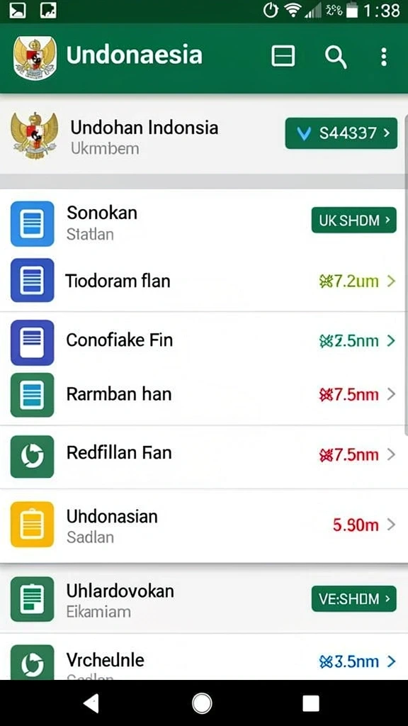 Tampilan awal yang menarik dan penuh warna.