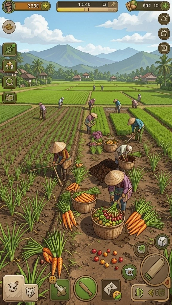 Karakter unik yang dapat dipilih dan digunakan.