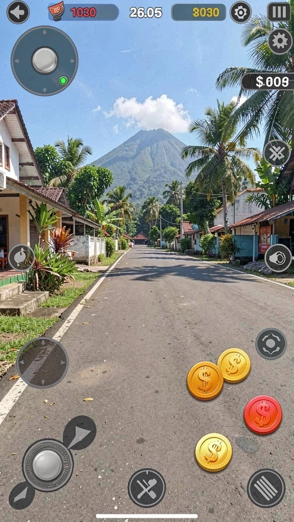 Antarmuka utama aplikasi DUIT8 yang user-friendly.