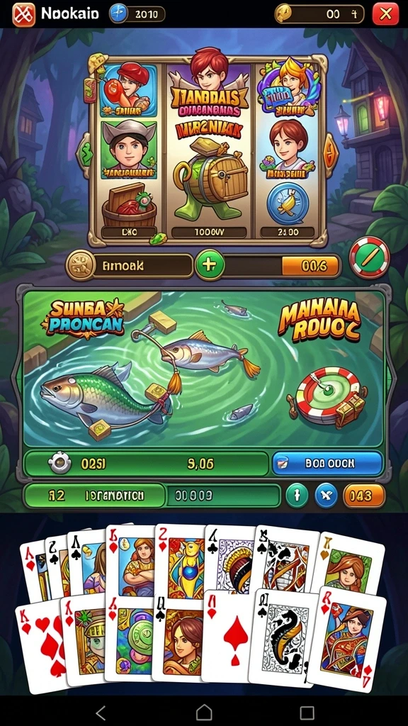 Screenshot menampilkan tampilan awal permainan yang menarik.