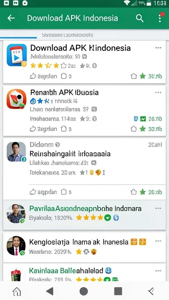 Tampilan utama yang menarik perhatian.