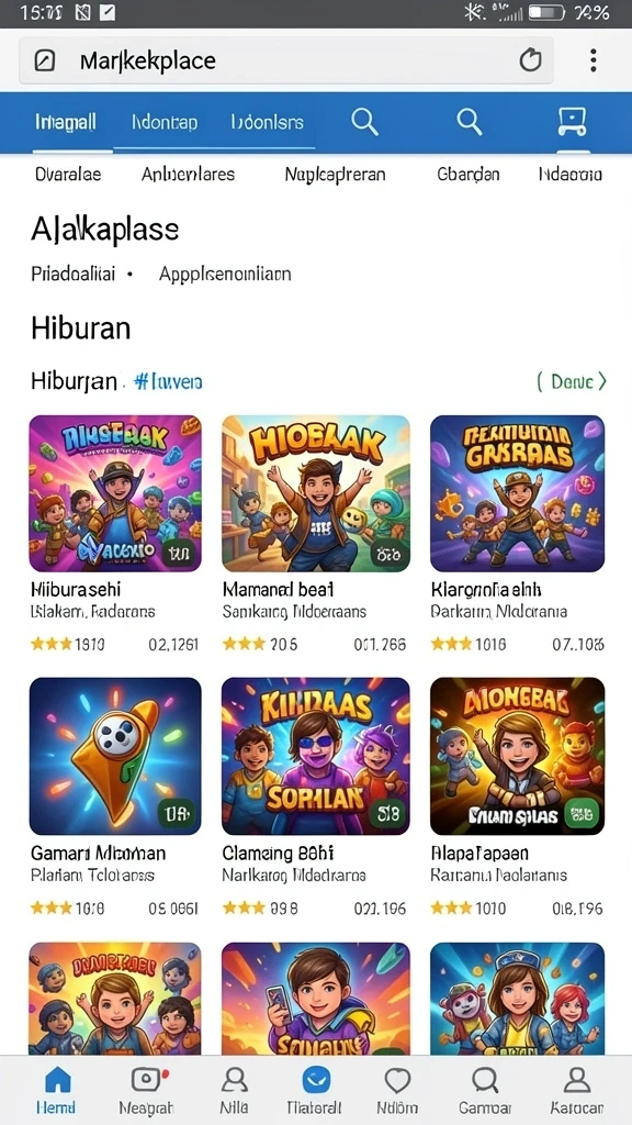 Fitur multiplayer yang memungkinkan permainan bersama teman.