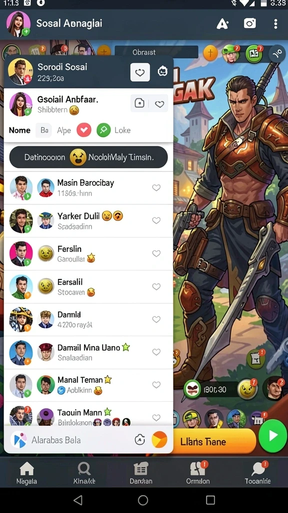 Tampilan antarmuka yang intuitif dan menarik.
