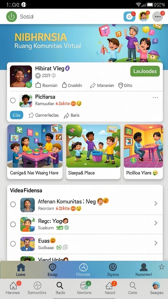 Tampilan grafis yang menakjubkan saat menjelajahi dunia game.