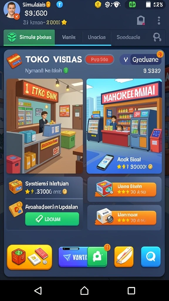 Tampilan antarmuka yang menarik dan user-friendly.