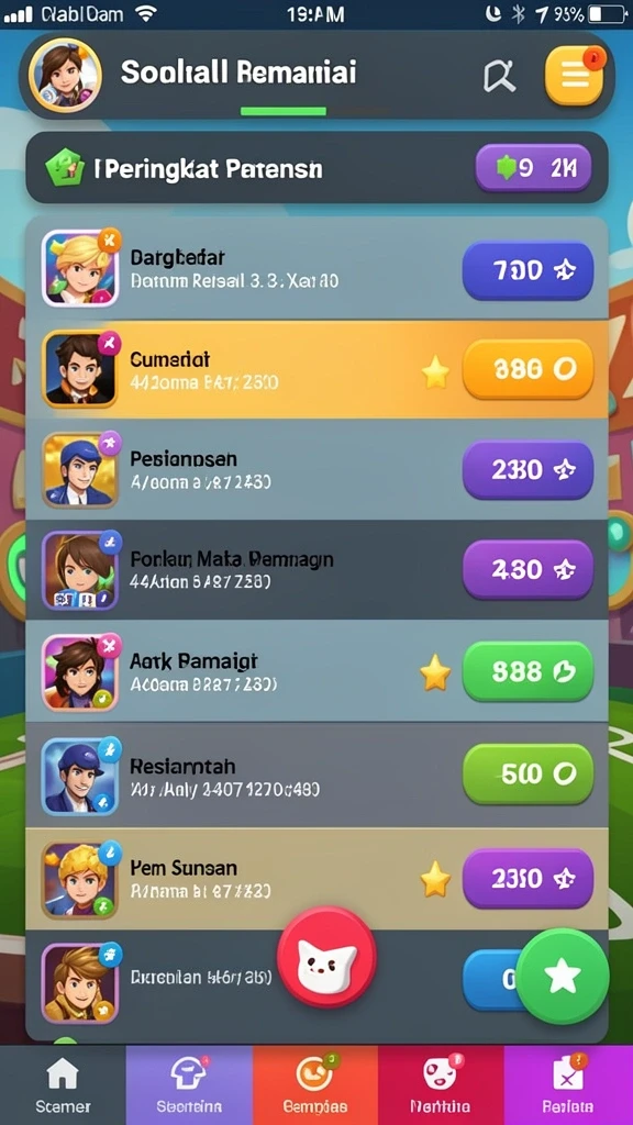 Screenshot komunitas pengguna yang aktif dan interaktif.