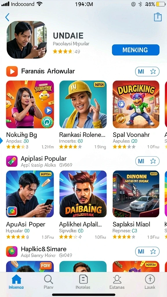 Petualangan seru dengan tantangan yang bervariasi.