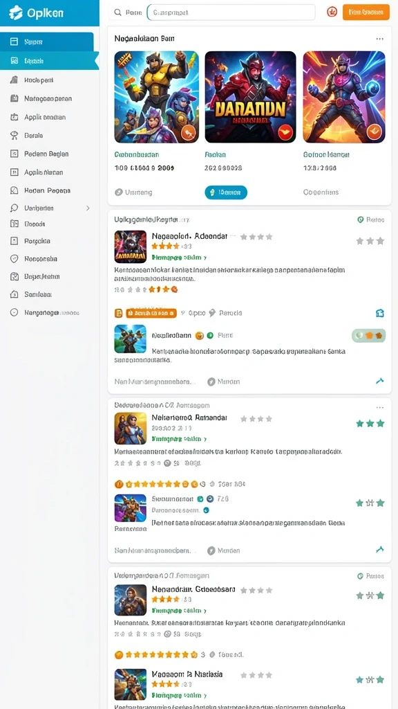 Tampilan antarmuka yang modern dan user-friendly.