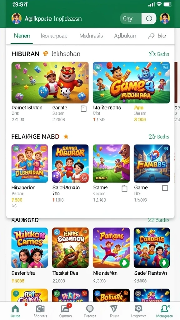 Tampilan antarmuka yang ramah pengguna.