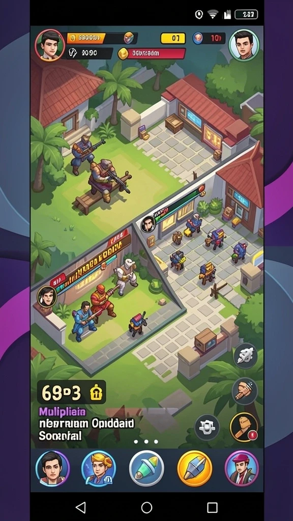Tangkapan layar saat bermain dalam mode multiplayer yang seru.