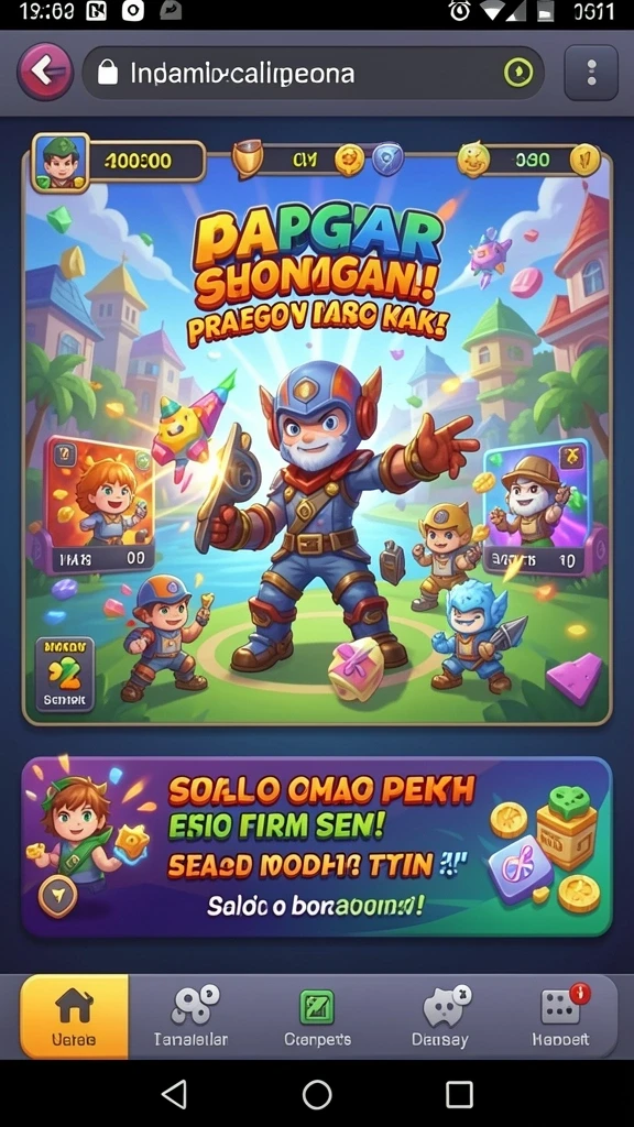 Aksi seru saat bertarung melawan musuh.