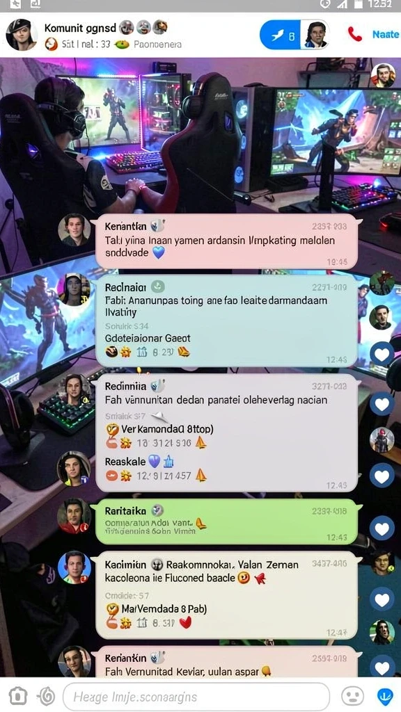 Lingkungan yang indah dan beragam.