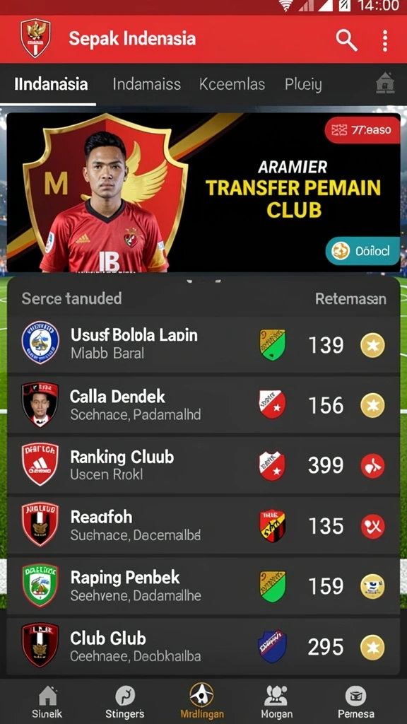 Tampilan grafis yang memukau dalam permainan.