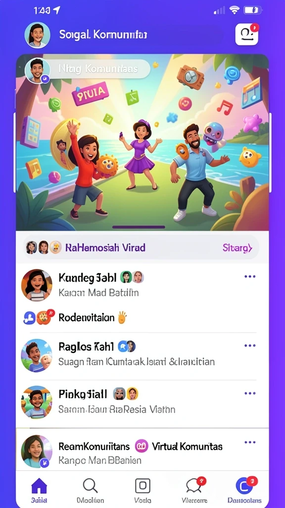Momen seru di mode multiplayer bersama teman-teman.
