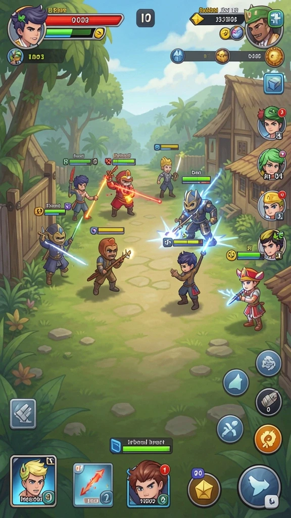 Gameplay seru dengan berbagai mode permainan.