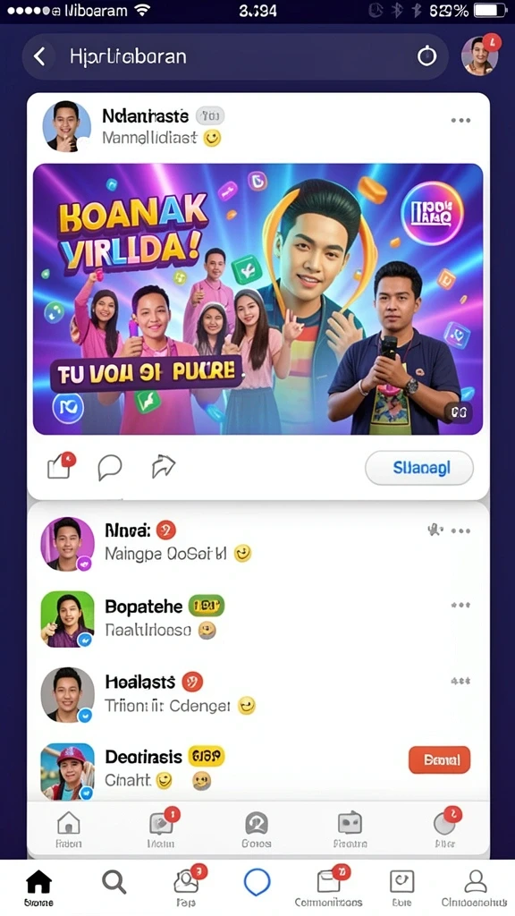 Tangkapan layar menampilkan mode multiplayer dengan teman-teman.
