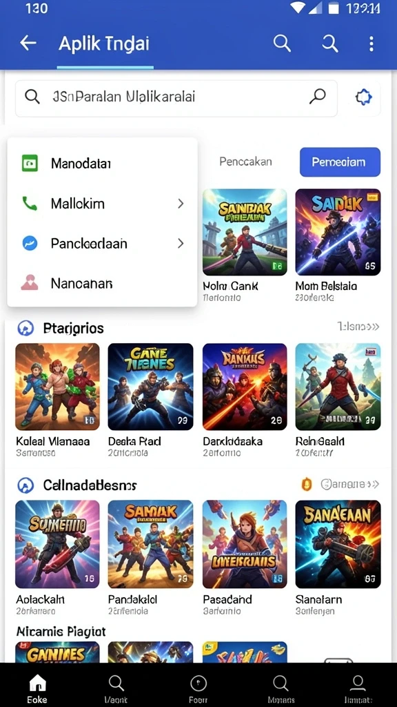 Antarmuka permainan yang user-friendly dan responsif.