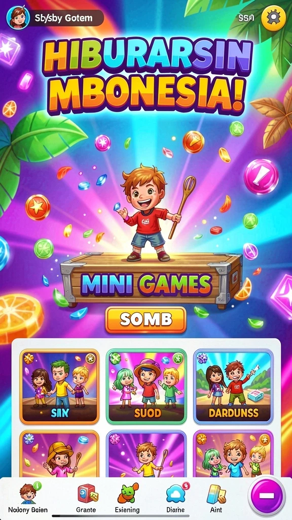 Tampilan awal yang menggugah selera untuk bermain.