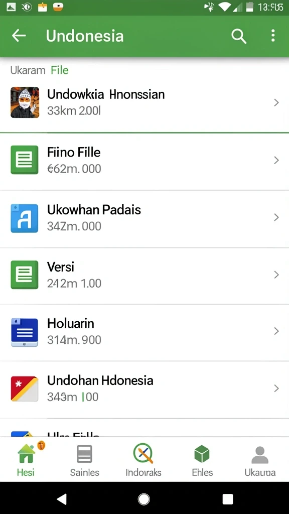 Tampilan awal yang memikat dan mudah dinavigasi.